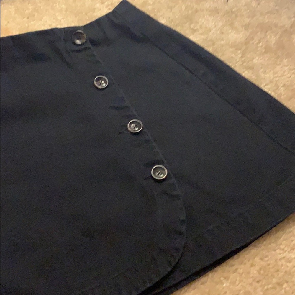 BDG Black Denim Mini Skirt